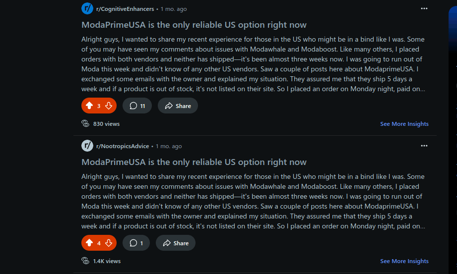 ModaPrimeUSA Reddit