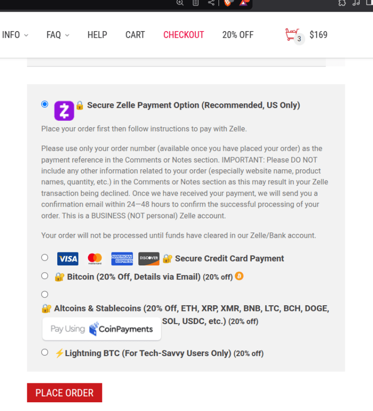 ModafinilXL payment options