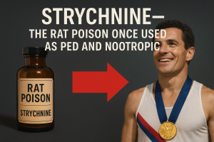 Strychnine is a rat poison, once used as PED and nootropic