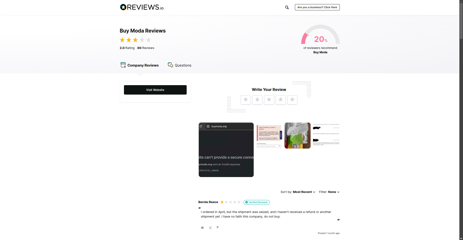 Reviews.io Rating
