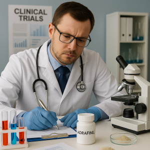 Medical expert performing testing on Adrafinil vs Modafinill