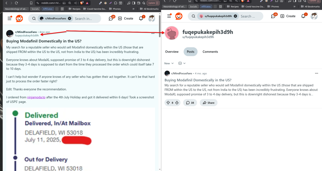 Ninjamoda Reddit fake review #1